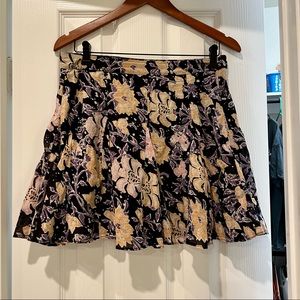 Free People End Of The Island Godet Mini Skirt - size 8